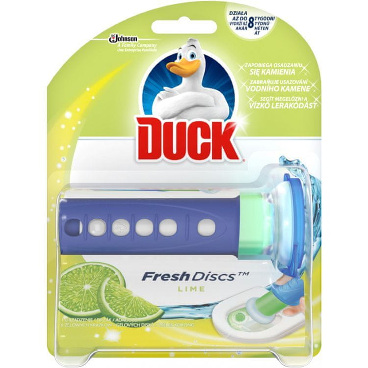 SC Johnson Duck Fresh Discs Vôňa limetka WC gél - 36 ml